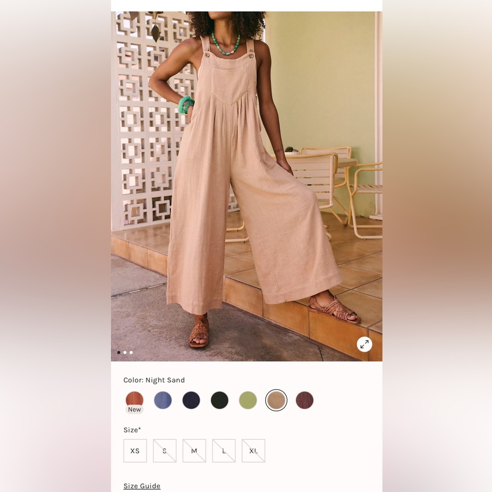 Free People Sun-drenched Overalls - Picture 6 of 7